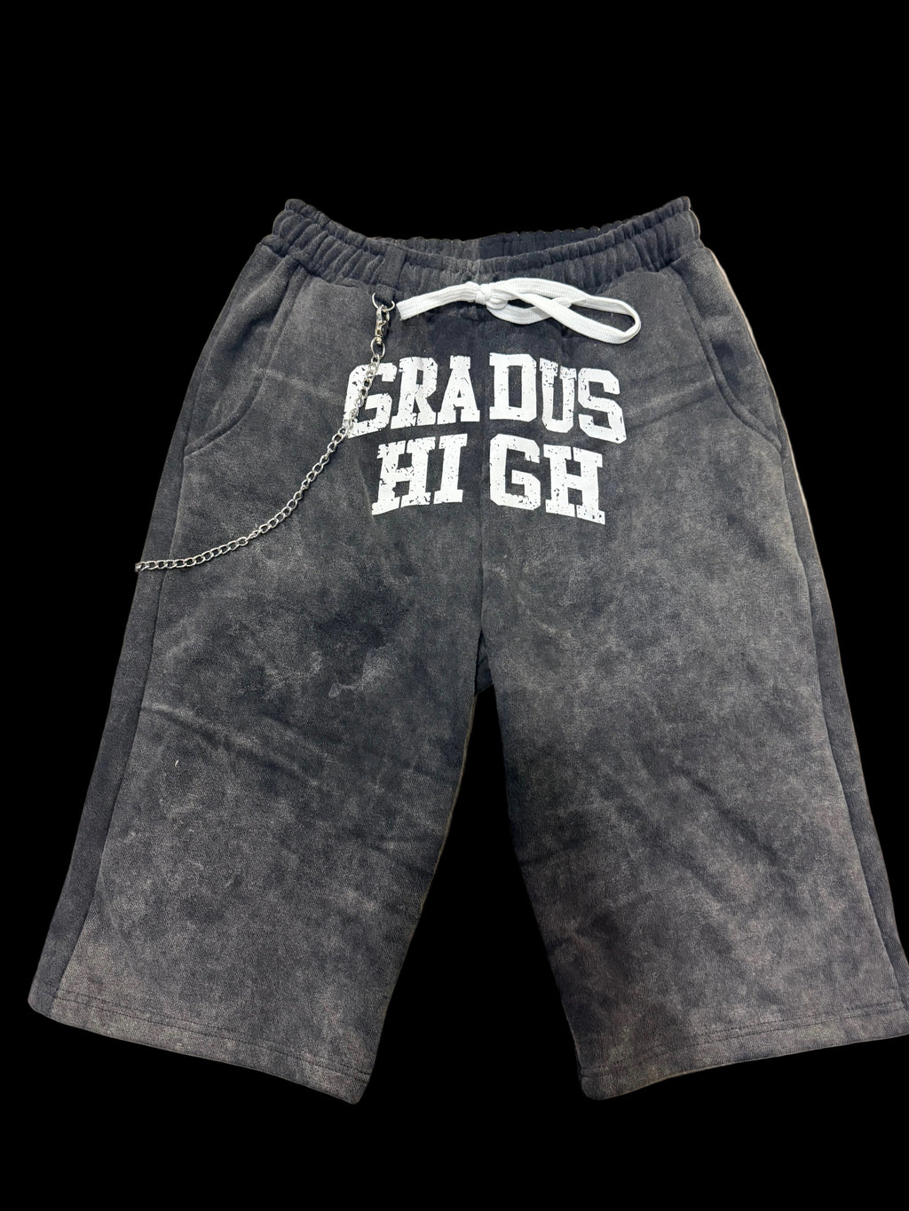 GRADUS HIGH — Acid Washed Heavyweight Sweat Shorts