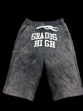 GRADUS HIGH — Acid Washed Heavyweight Sweat Shorts